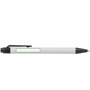 Junto al clip, escritura zurda