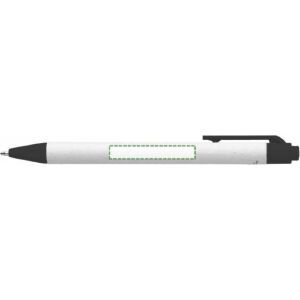 Junto al clip, escritura diestra