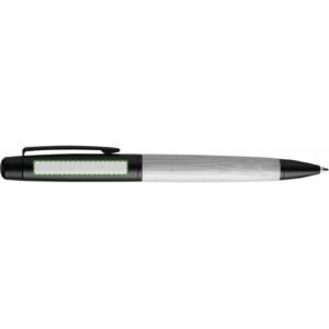 Junto al clip, escritura zurda