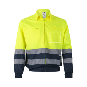 Chaqueta reflectora Lado derecho