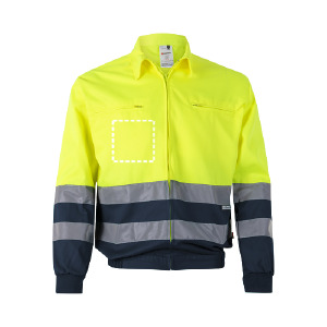 Chaqueta reflectora Lado izquierdo