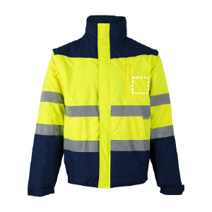 Chaqueta reflectora Bolsillo superior
