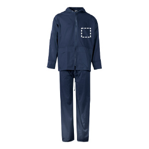 Chaqueta con capucha Lado derecho