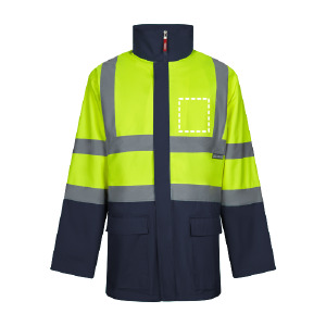 Chaqueta reflectora Lado derecho