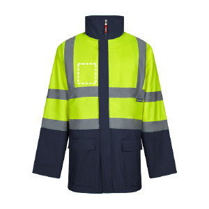 Chaqueta reflectora Lado izquierdo