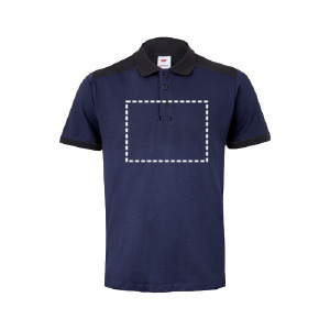 Polo manga corta pecho