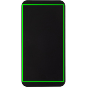 parte frontal del artículo