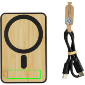 parte frontal y baja del artículo