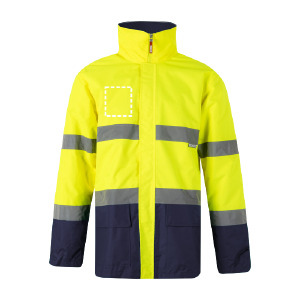 Chaqueta reflectora Lado izquierdo