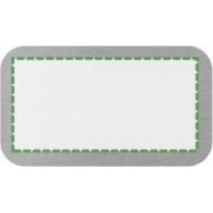 En la placa de metal