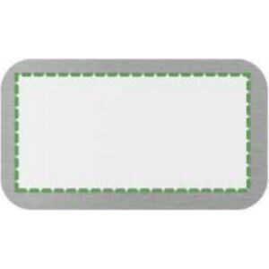 En la placa de metal