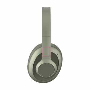 en el lado izquierdo de la diadema