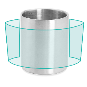 Alrededor taza