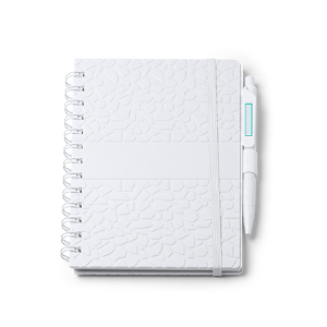 En el clip del bolígrafo