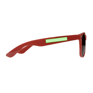 En la patilla izquierda