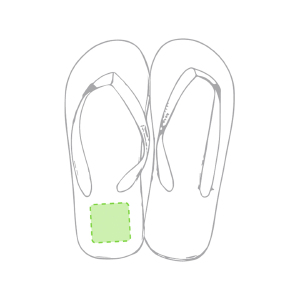 Tal?n chancla izquierda