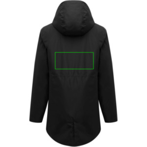 parte trasera y alta del artículo