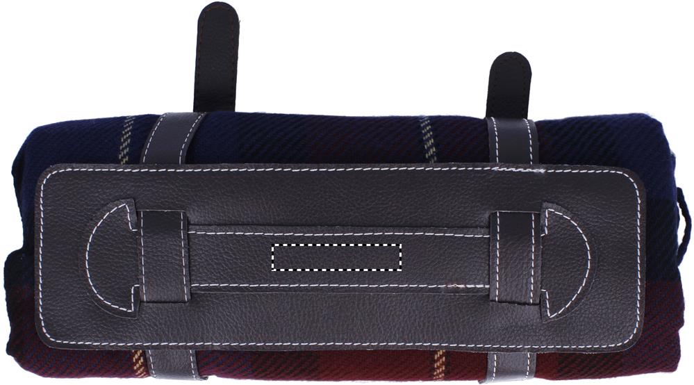 Posición de impresión top strap con impresión en relieve