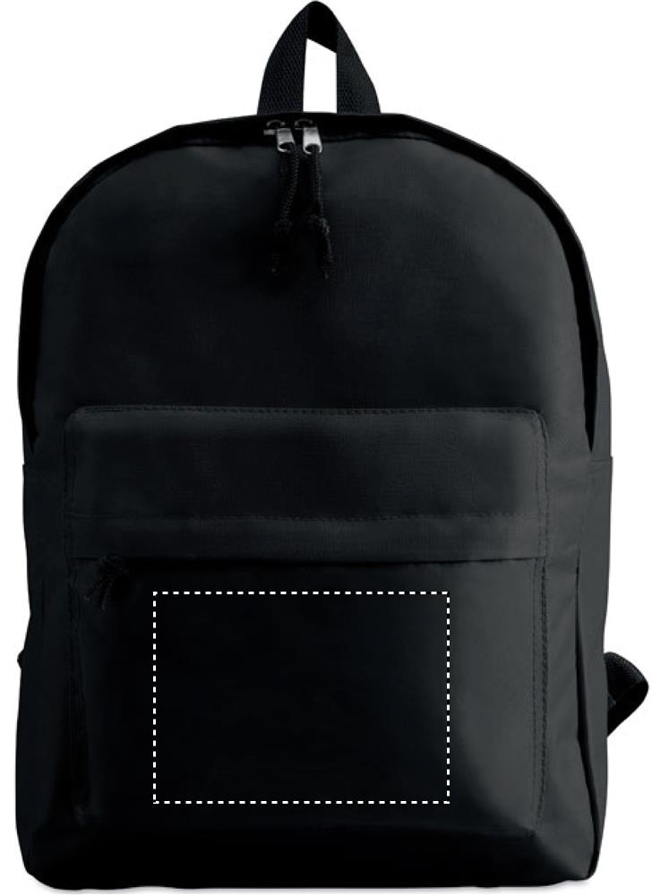 Posición de impresión front pocket con transfer serigrafía
