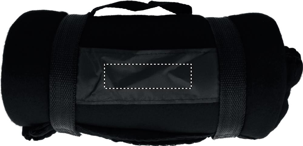 Posición de impresión black strap back con serigrafía
