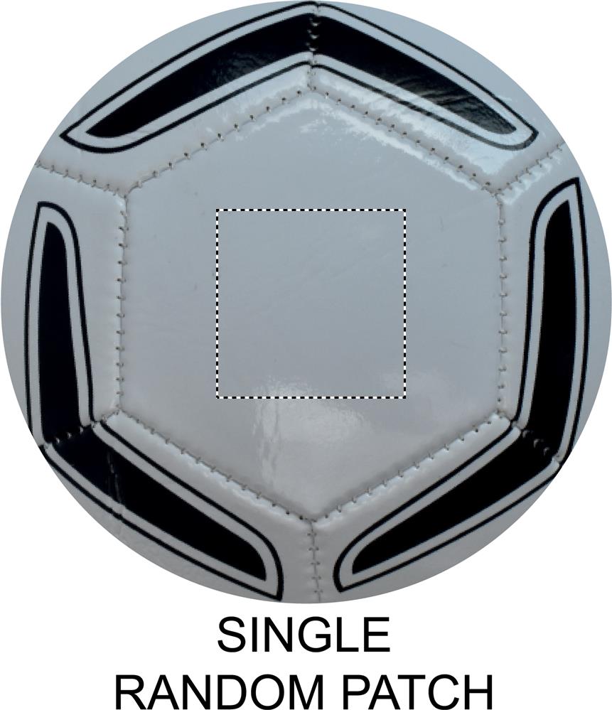 Posición de impresión single random patch con tampografía