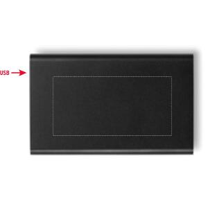 Posición de impresión powerbank con tampografía