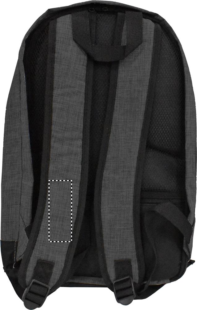 Posición de impresión shoulder strap left con transfer reflectante