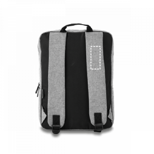 Posición de impresión mochila left strap backpack con transfer digital