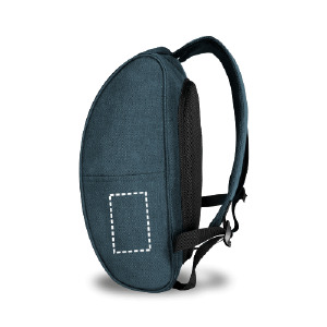 Posición de marcaje mochila delantera superior