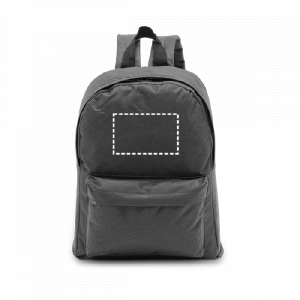 Posición de impresión mochila delantera superior con transfer digital
