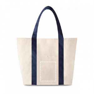 Posición de impresión Bolsa bolsillo frontal centro