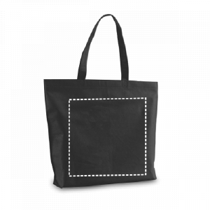 Posición de impresión bolsa delantera 2 con serigrafía textil