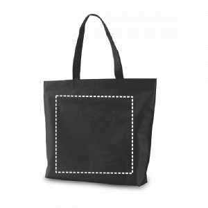 Posición de impresión bolsa delantera con serigrafía textil