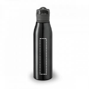 Posición de marcaje botella deporte cuerpo