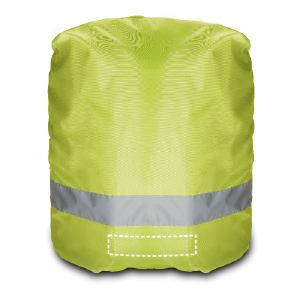 Posición de impresión protección mochila delantera inferior con transfer digital