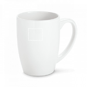 Posición de marcaje mug cuerpo lateral