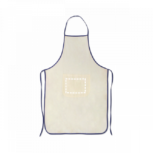 Posición de impresión delantal bolsillo con bordado (hasta 6cm2)
