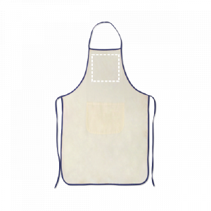 Posición de impresión delantal delantera superior con bordado (hasta 6cm2)