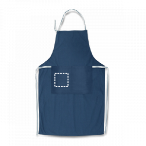 Posición de impresión delantal bolsillo con bordado (hasta 6cm2)