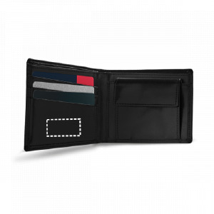 Posición de marcaje billetera bolso interior