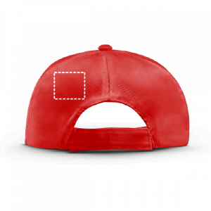 Posición de impresión gorra posterior con transfer digital