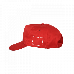 Posición de impresión gorra lateral con bordado (hasta 6cm2)