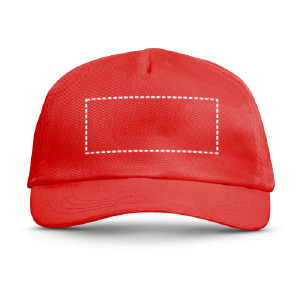 Posición de marcaje gorra posterior