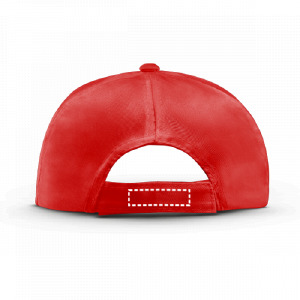 Posición de marcaje gorra posterior