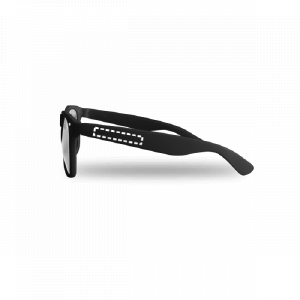 Posición de impresión gafas de sol patilla 2 con tampografía
