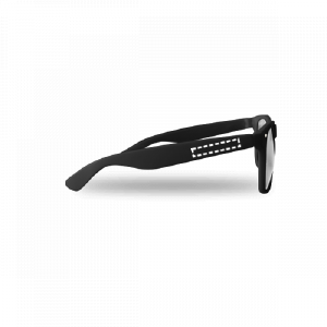 Posición de impresión gafas de sol patilla con tampografía