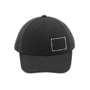 Posición de marcaje gorra delantera