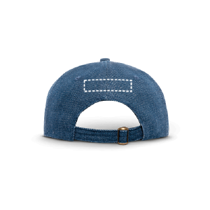 Posición de impresión gorra posterior con bordado (hasta 6cm2)