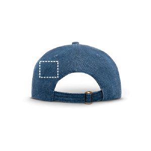 Posición de impresión gorra posterior con transfer digital