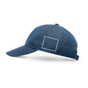 Posición de marcaje gorra posterior